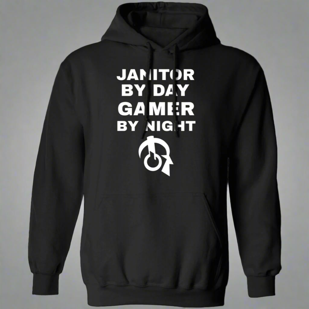 Janitor By Day Gamer By Night Hoodie