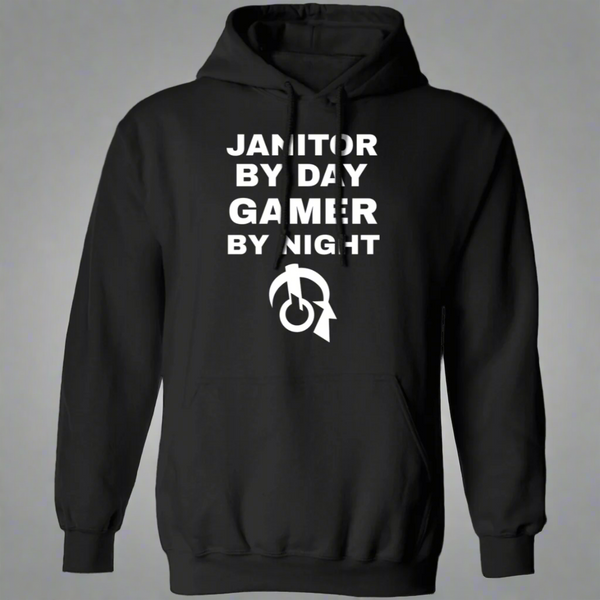 Janitor By Day Gamer By Night Hoodie