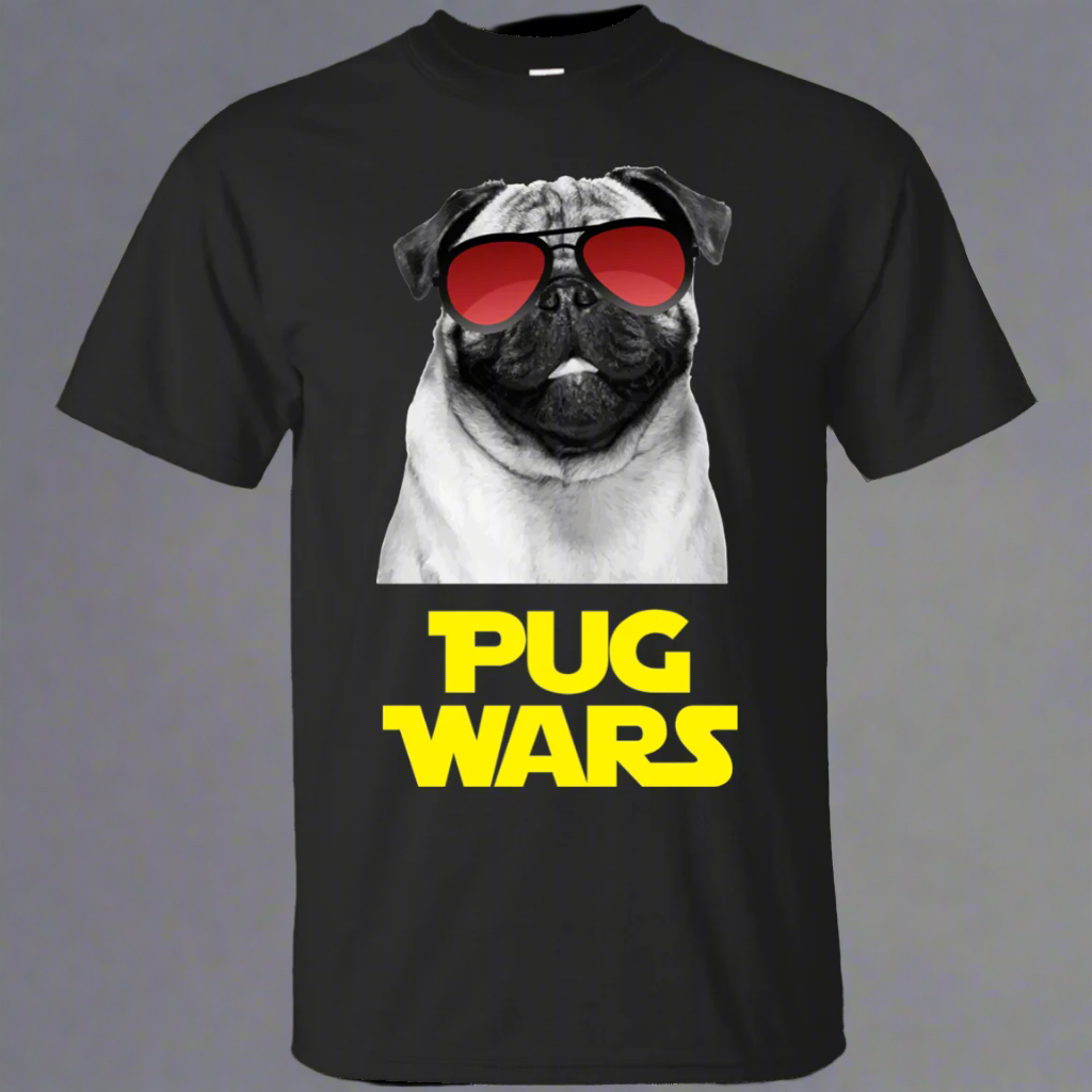 Pug Wars - Pug Dog Lovers Shirt Main image