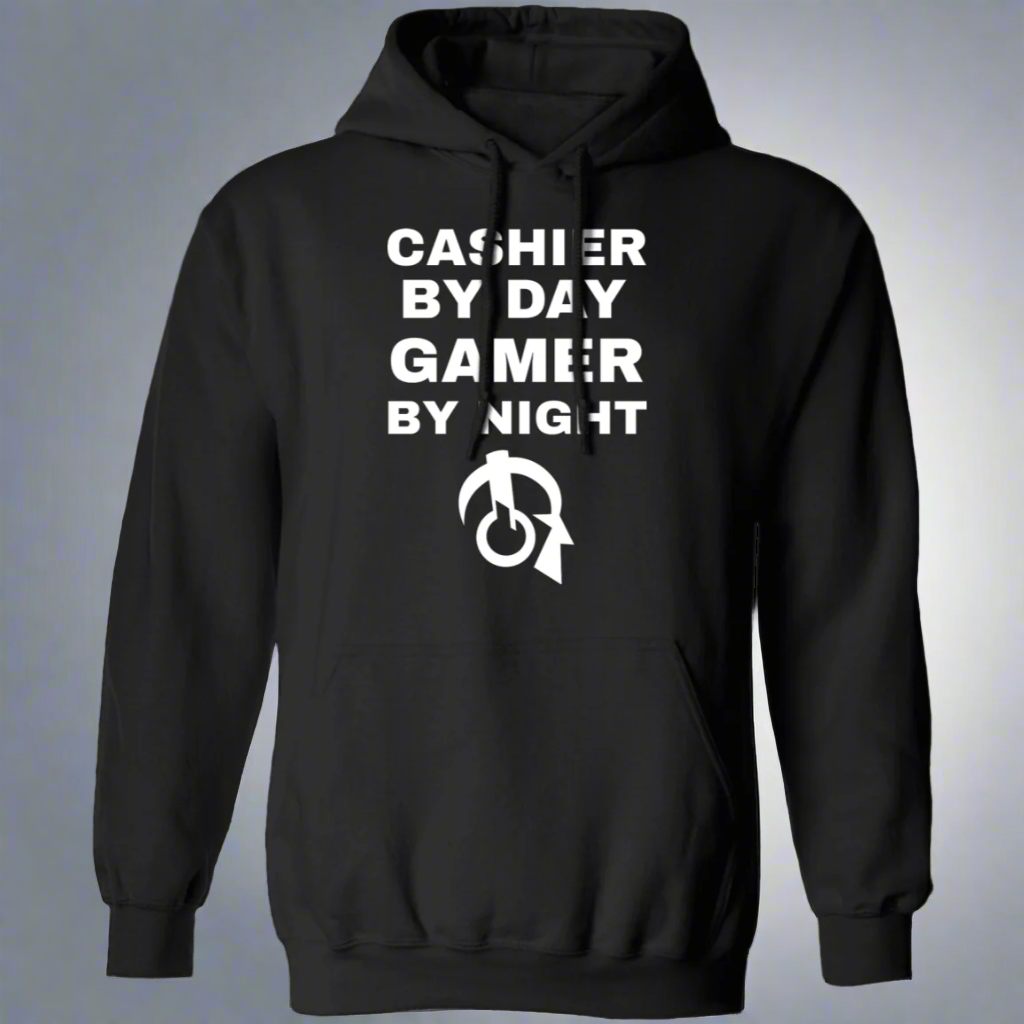 Cashier By Day Gamer By Night Hoodie