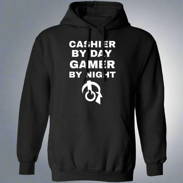 Cashier By Day Gamer By Night Hoodie