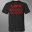 Gaming Life Bar - Game Hearts Health Bar Video Gaming Shirt