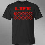 Gaming Life Bar - Game Hearts Health Bar Video Gaming Shirt Gaming Life Bar - Game Hearts Health Bar Video Gaming Shirt