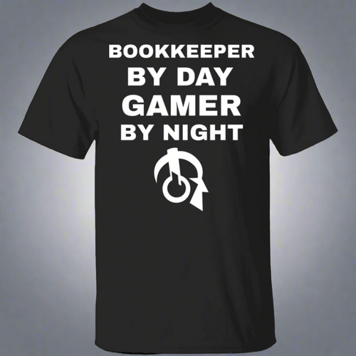 Bookkeeper By Day Gamer By Night T-Shirt