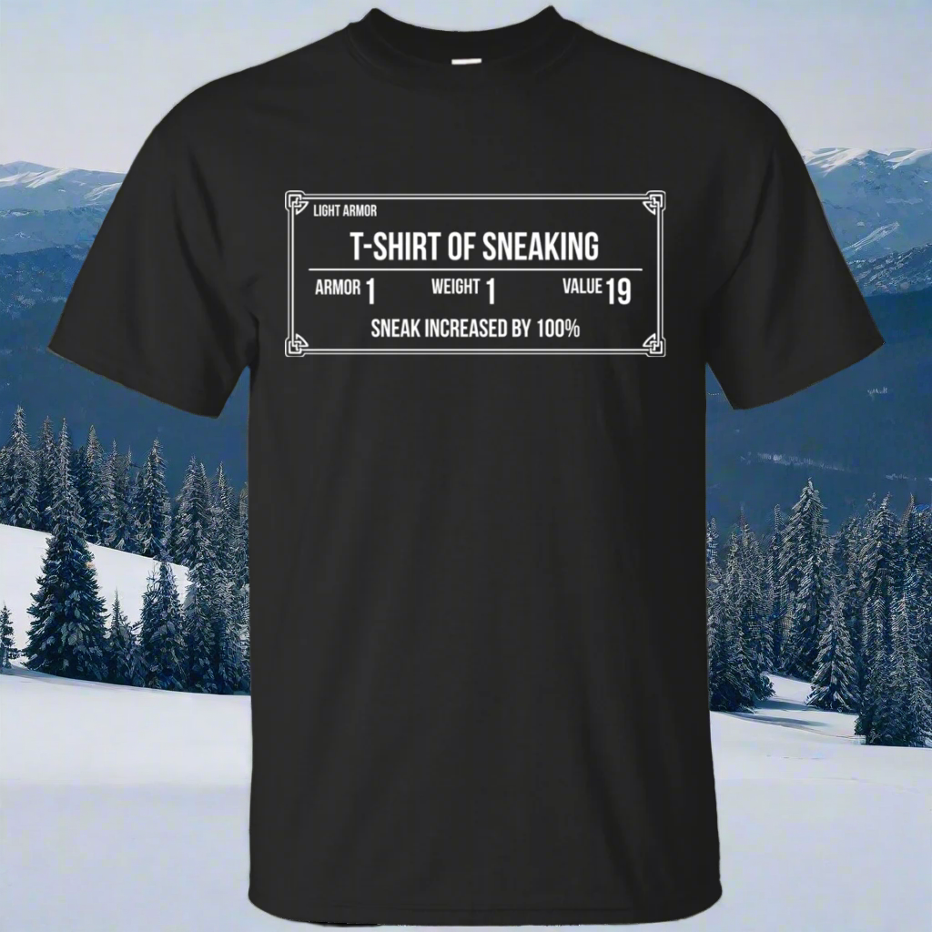 T-Shirt Of Sneaking Fantasy RPG