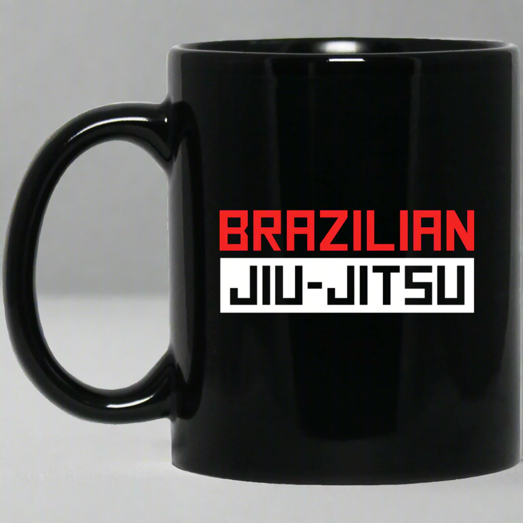 Brazilian Jiu Jitsu Logo BJJ 11 oz. Black Mug Main image