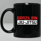 Brazilian Jiu Jitsu Logo BJJ 11 oz. Black Mug Brazilian Jiu Jitsu Logo BJJ 11 oz. Black Mug