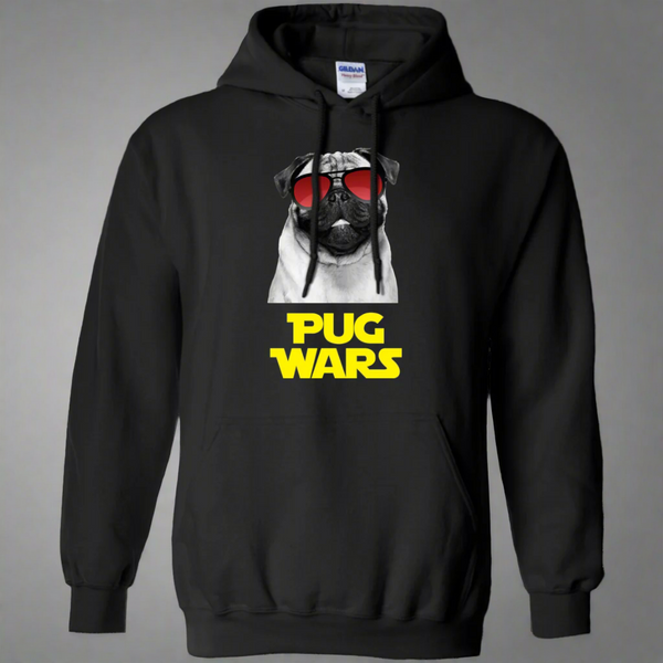 Pug Wars Return Of The Pug Pullover Hoodie 8 oz.