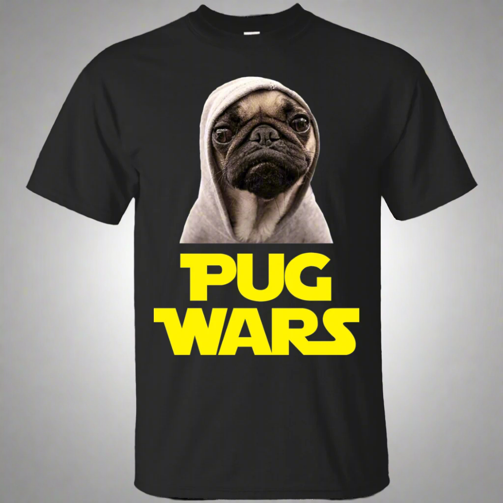 Pug Wars - Pug Dog Lovers Shirt Main image