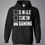 Single Taken Gaming Video Gamer Pullover Hoodie 8 oz.