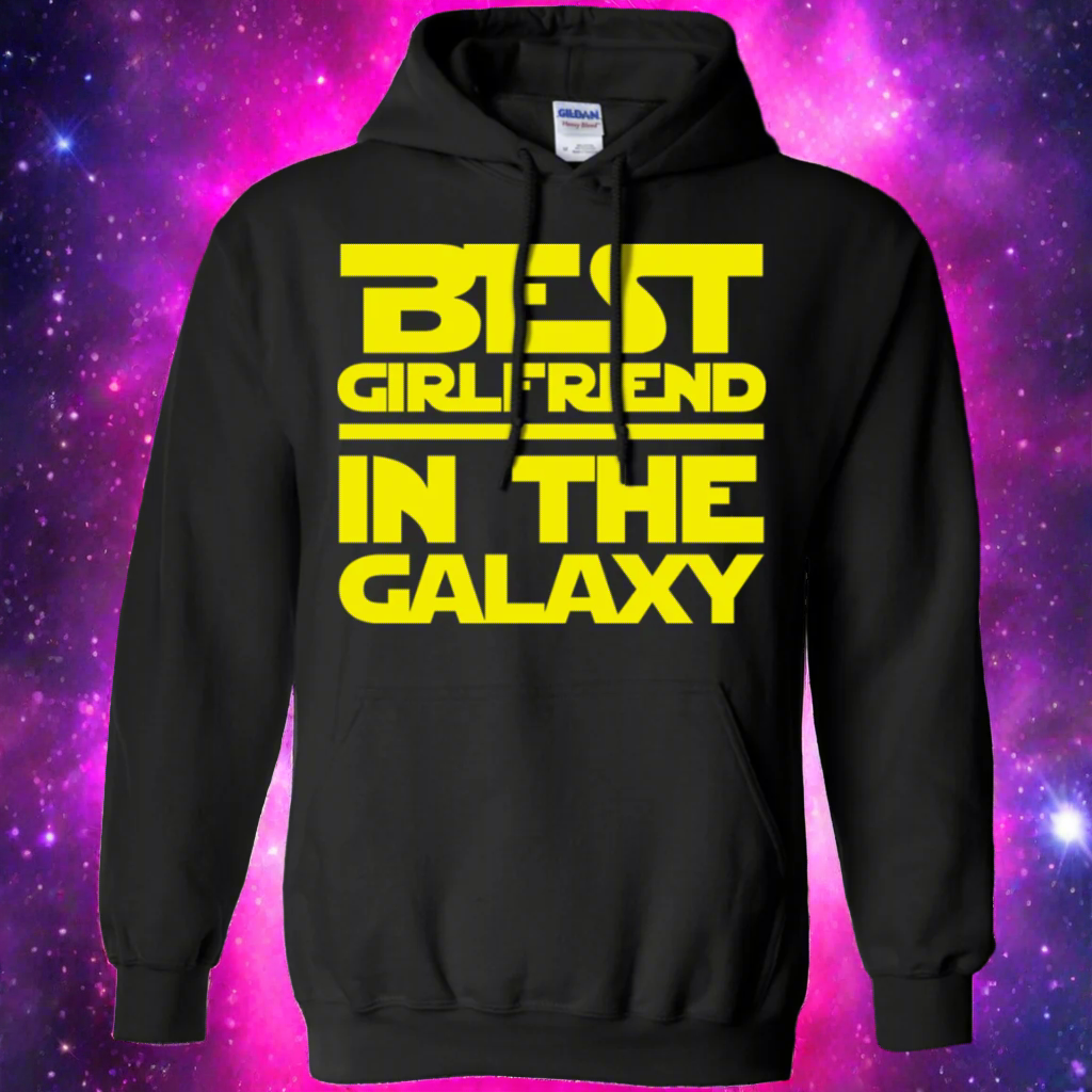 Best Girlfriend In The Galaxy Pullover Hoodie 8 oz. Main image