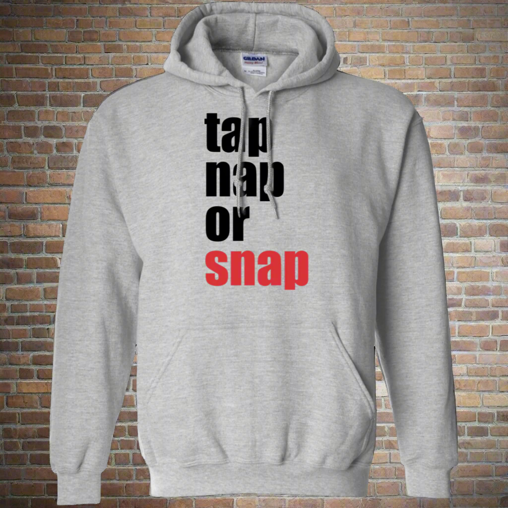 Brazilian Jiu Jitsu Tap Nap Or Snap BJJ Pullover Hoodie 8 oz. Main image