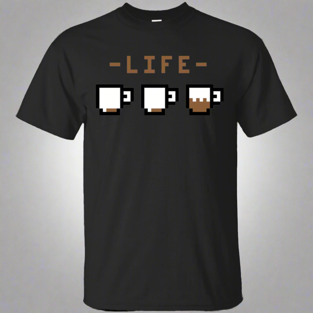 Coffee Is Life Fantasy RPG T-Shirt