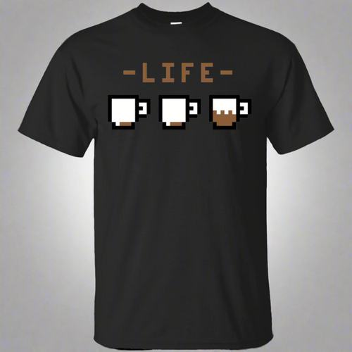 Coffee Is Life Fantasy RPG T-Shirt