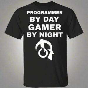 Programmer By Day Gamer By Night T-Shirt Programmer By Day Gamer By Night T-Shirt