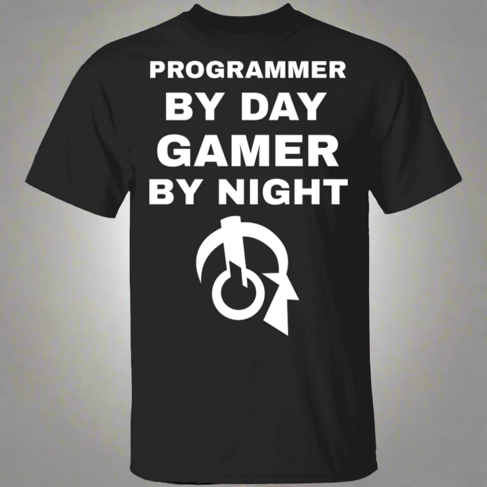 Programmer By Day Gamer By Night T-Shirt