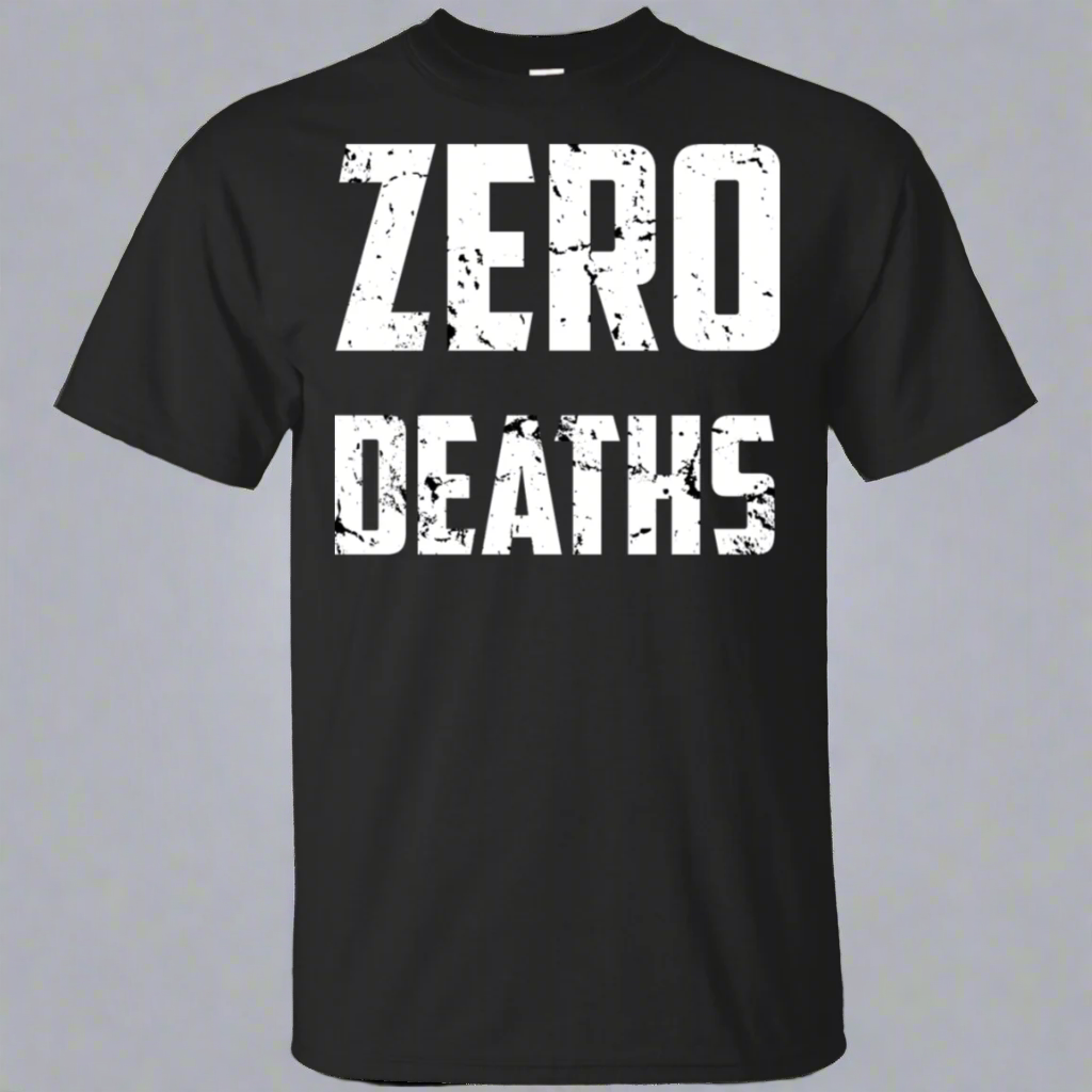 Zero Deaths Video Game Cotton T-Shirt