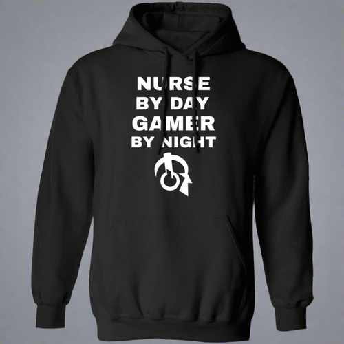 Nurse By Day Gamer By Night Hoodie