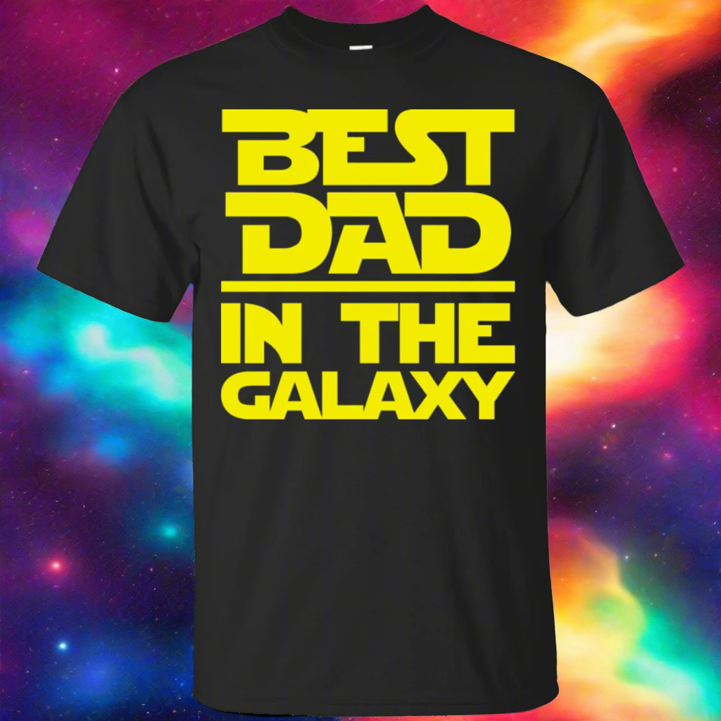 Best Dad In The Galaxy T-Shirt Main image