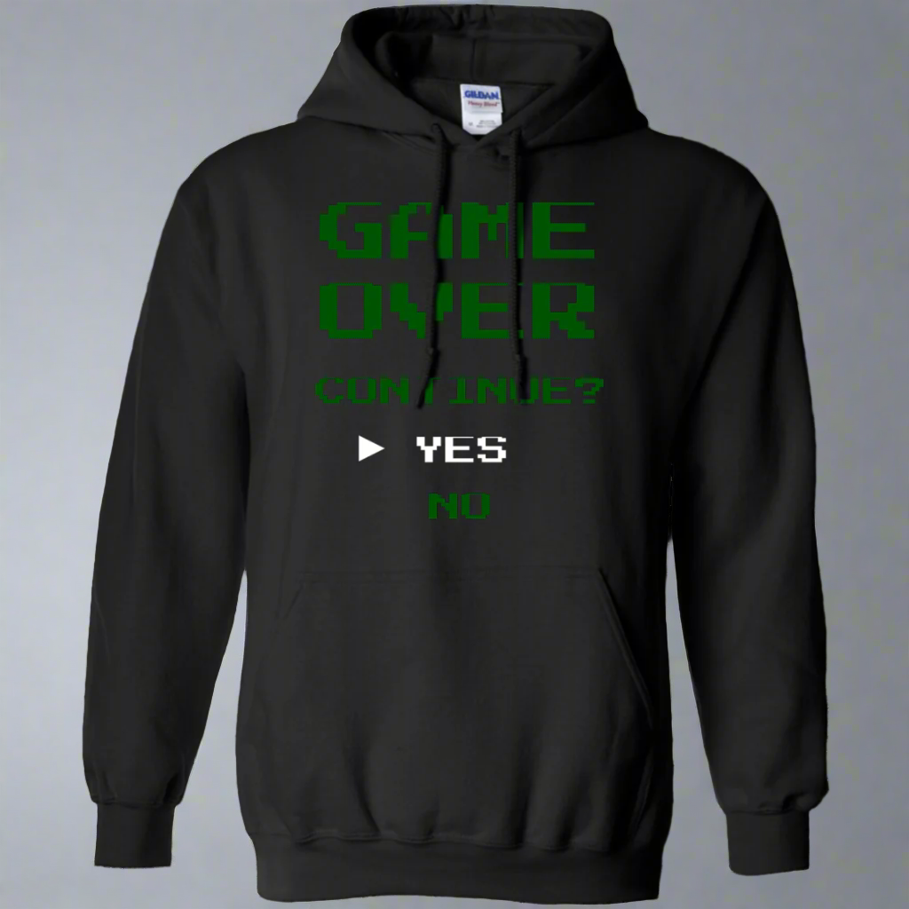 Game Over Continue Video Gaming Pullover Hoodie 8 oz. Main image