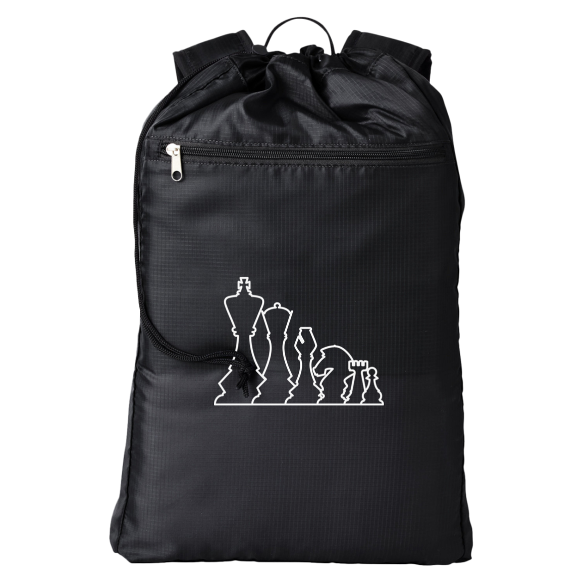 Chess Pieces Backpack | Chess Cinchback Backpack