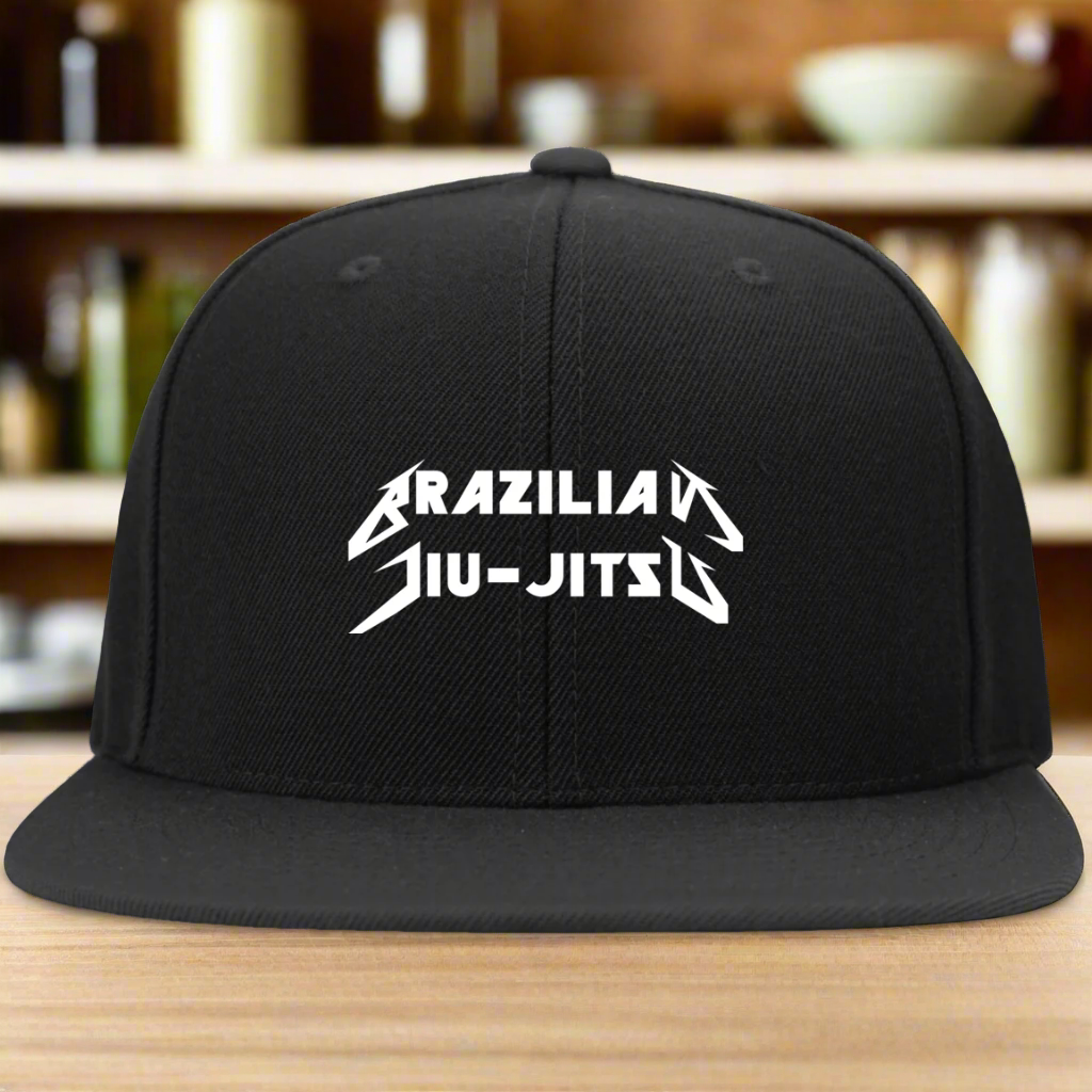 Brazilian Jiu Jitsu Metal BJJ Snapback Hat Main image
