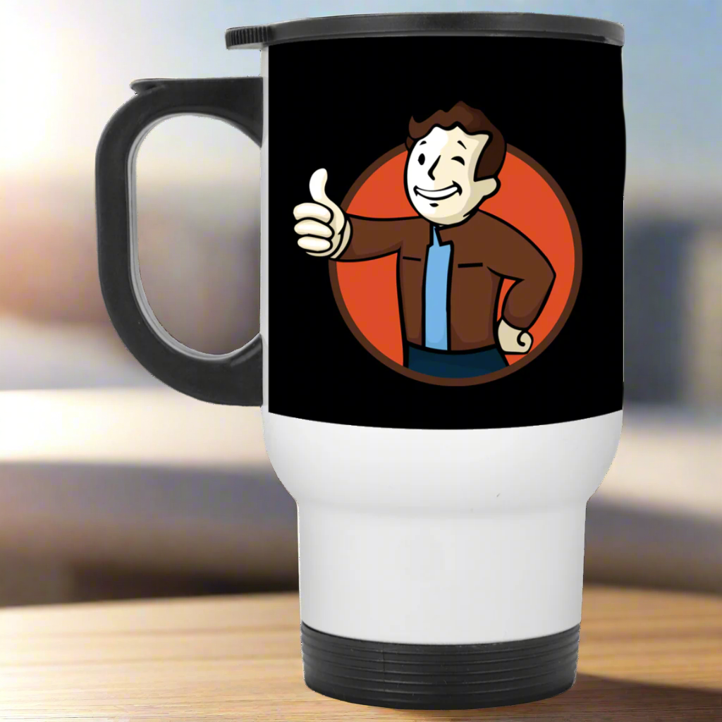 Todd Boy Fantasy Gaming Travel Mug | Video Game RPG Travel Mug Main image