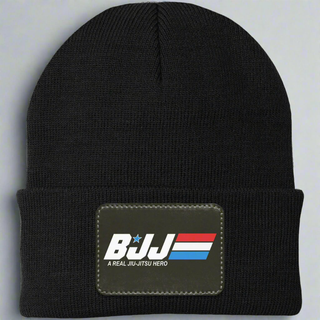 BJJ A Real Jiu Jitsu Hero BJJ Acrylic Beanie | Brazilian Jiu Jitsu Hat Main image