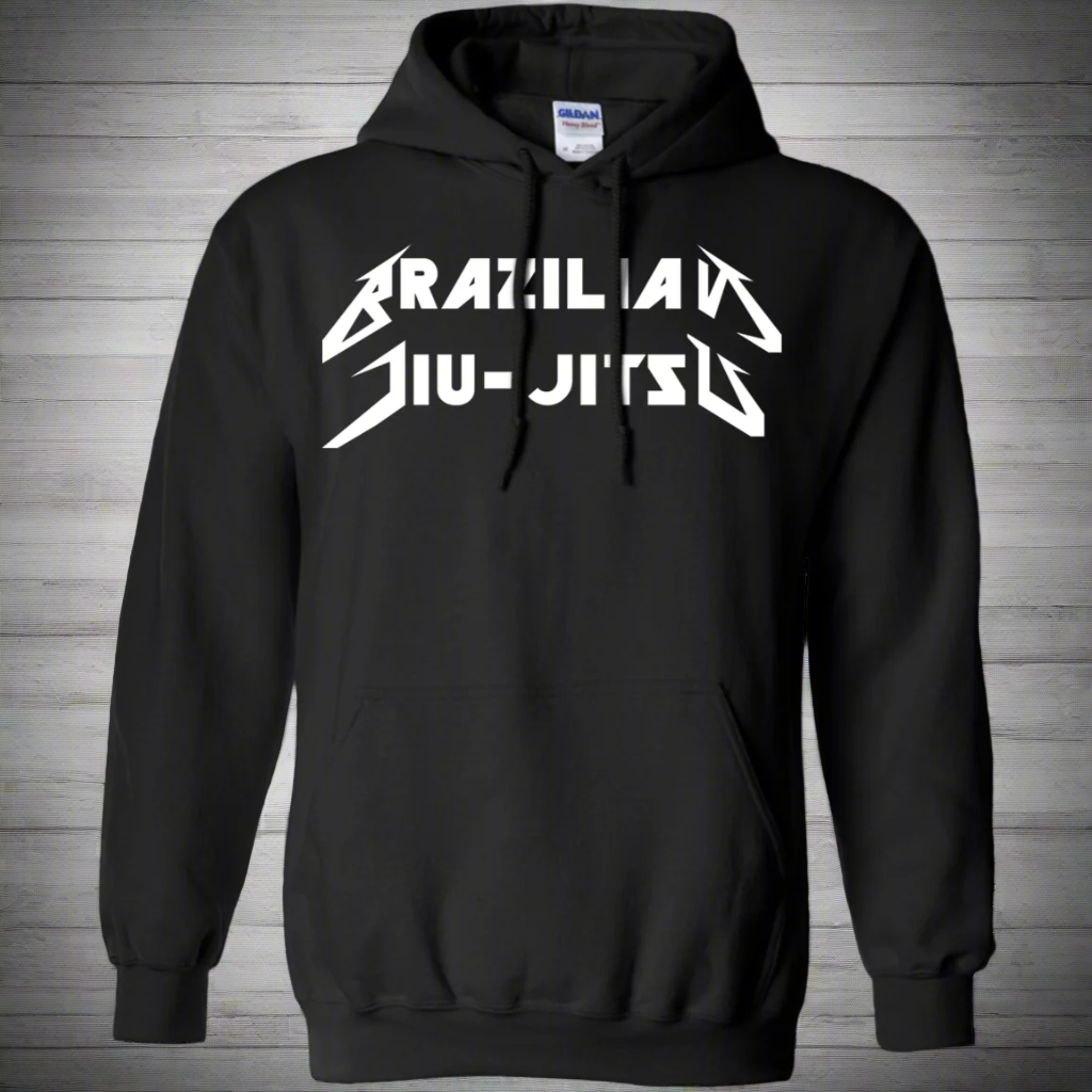 Brazilian Jiu Jitsu Metal BJJ Pullover Hoodie 8 oz. Main image