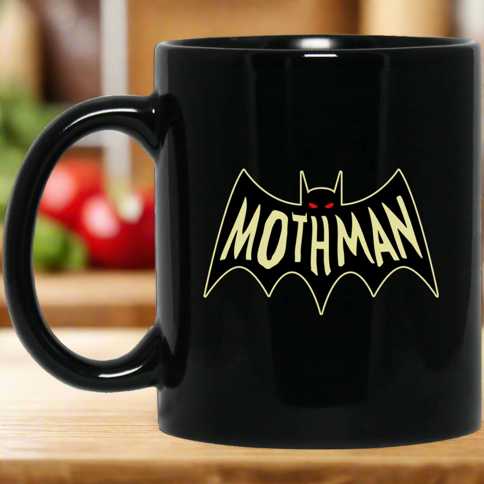 Mothman 11 oz. Black Mug