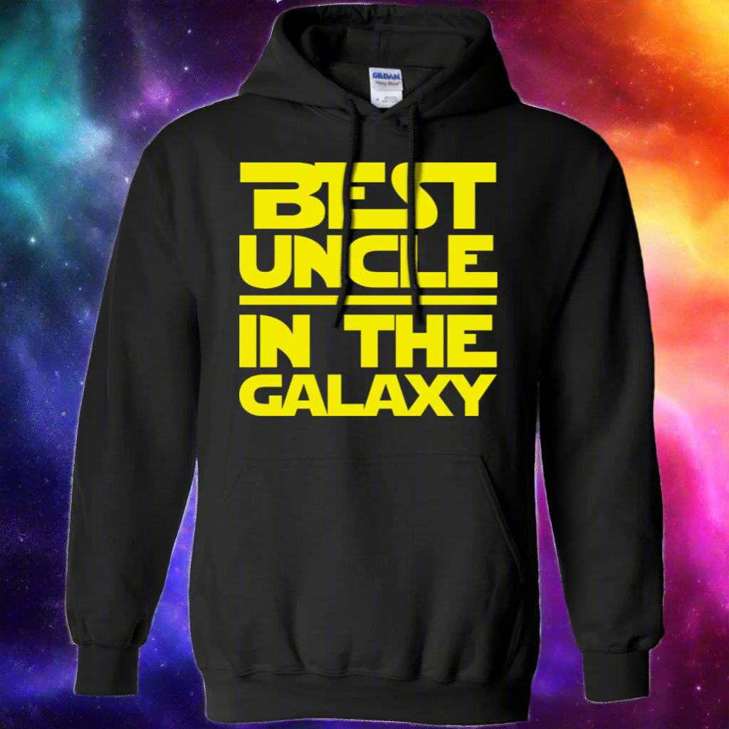 Best Uncle In The Galaxy Pullover Hoodie 8 oz.