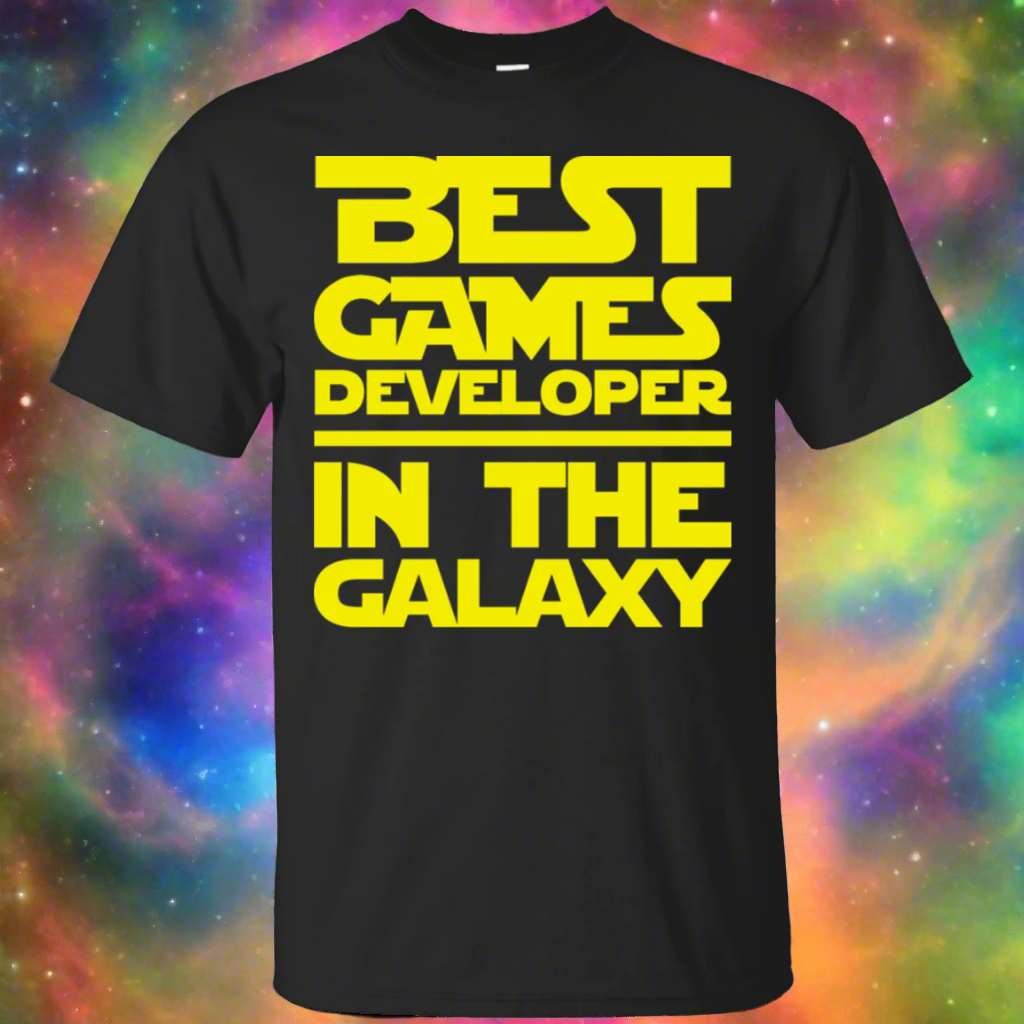 Best Games Developer In The Galaxy Ultra Cotton T-Shirt Main image