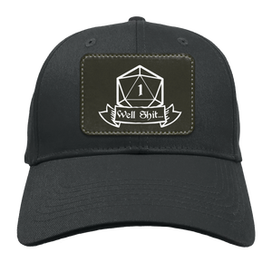 Well Shit RPG Dice Hat | Dungeon Master Hat | Tabletop RPG | Tabletop Games | RPG Hat | Role Playing Game Unisex Twill Cap Well Shit RPG Dice Hat | Dungeon Master Hat | Tabletop RPG | Tabletop Games | RPG Hat | Role Playing Game Unisex Twill Cap