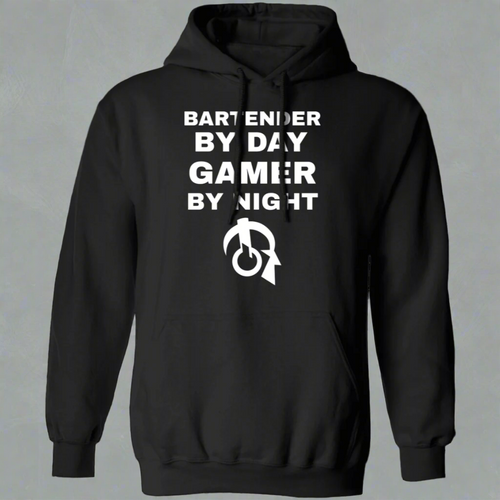 Bartender By Day Gamer By Night Hoodie