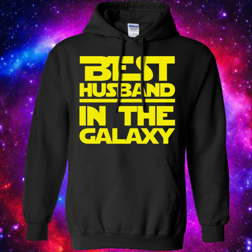 Best Husband In The Galaxy Pullover Hoodie 8 oz.