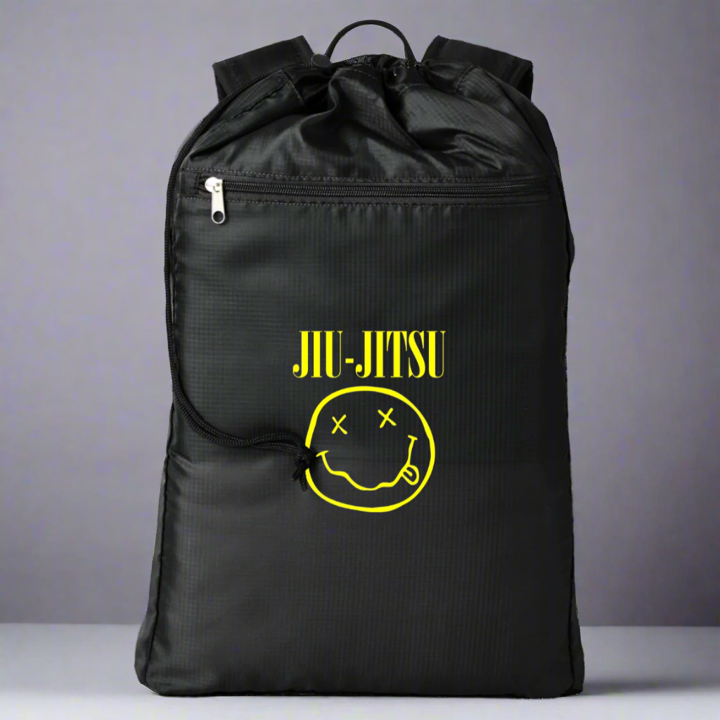 Brazilian Jiu Jitsu Smells Like Jiu-Jitsu Getaway Cinchback BJJ Backpack Main image