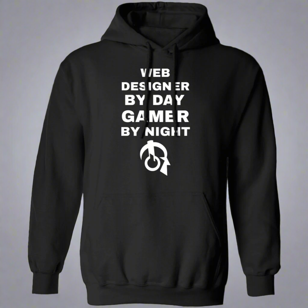 Web Designer By Day Gamer By Night Hoodie