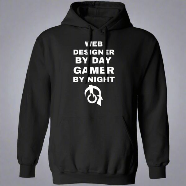 Web Designer By Day Gamer By Night Hoodie