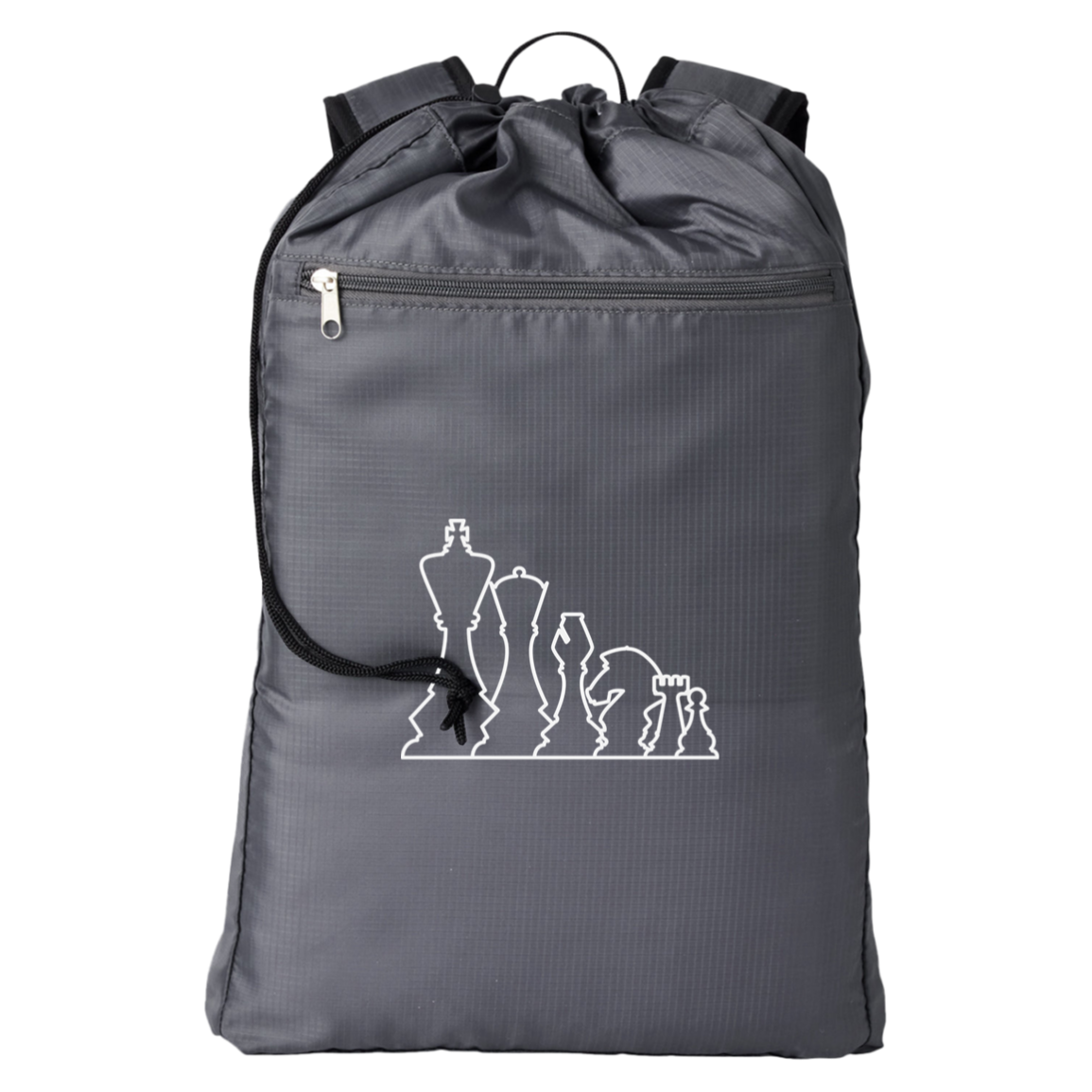 Chess Pieces Backpack | Chess Cinchback Backpack