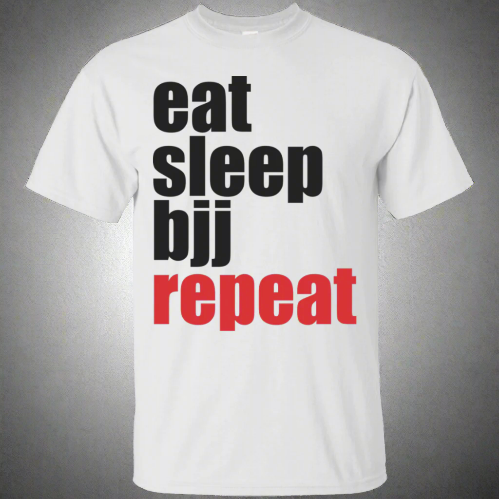Eat Sleep BJJ Repeat Brazilian Jiu Jitsu T-Shirt Main image