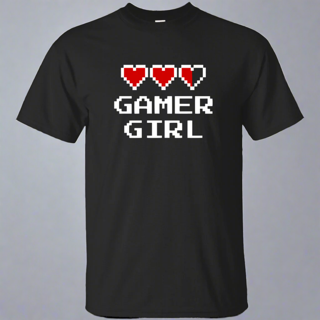 Gamer Girl Video Gaming Shirt