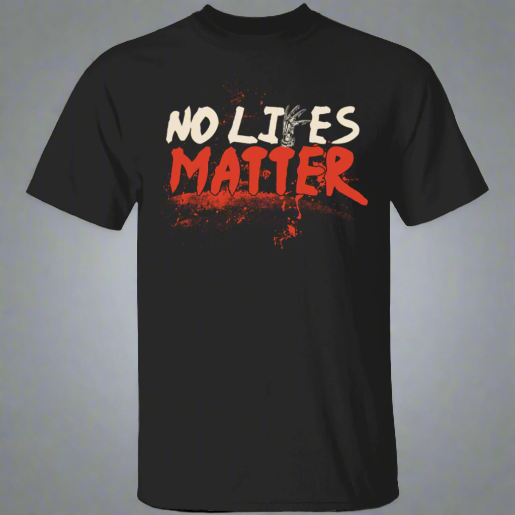 No Lives Matter Zombie Horror T-Shirt Main image
