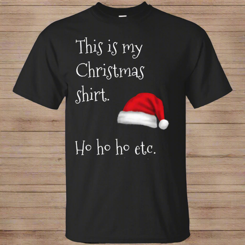 This Is My Christmas Shirt Xmas Holidays Cotton T-Shirt