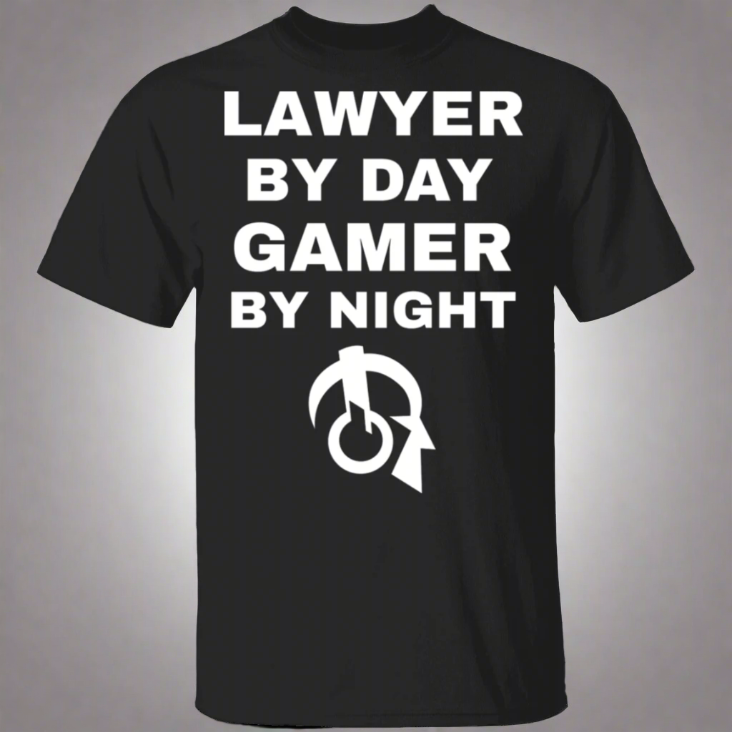 Lawyer By Day Gamer By Night T-Shirt Main image