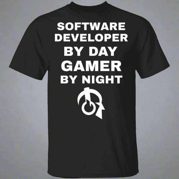 Software Developer By Day Gamer By Night T-Shirt