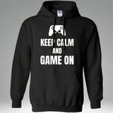Keep Calm And Game On Video Gaming Pullover Hoodie 8 oz. Keep Calm And Game On Video Gaming Pullover Hoodie 8 oz.