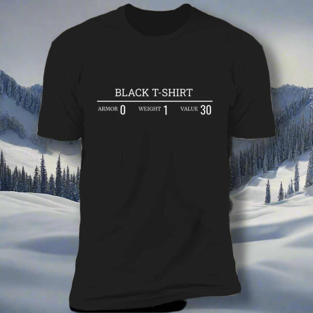 Black RPG Premium Short Sleeve T-Shirt