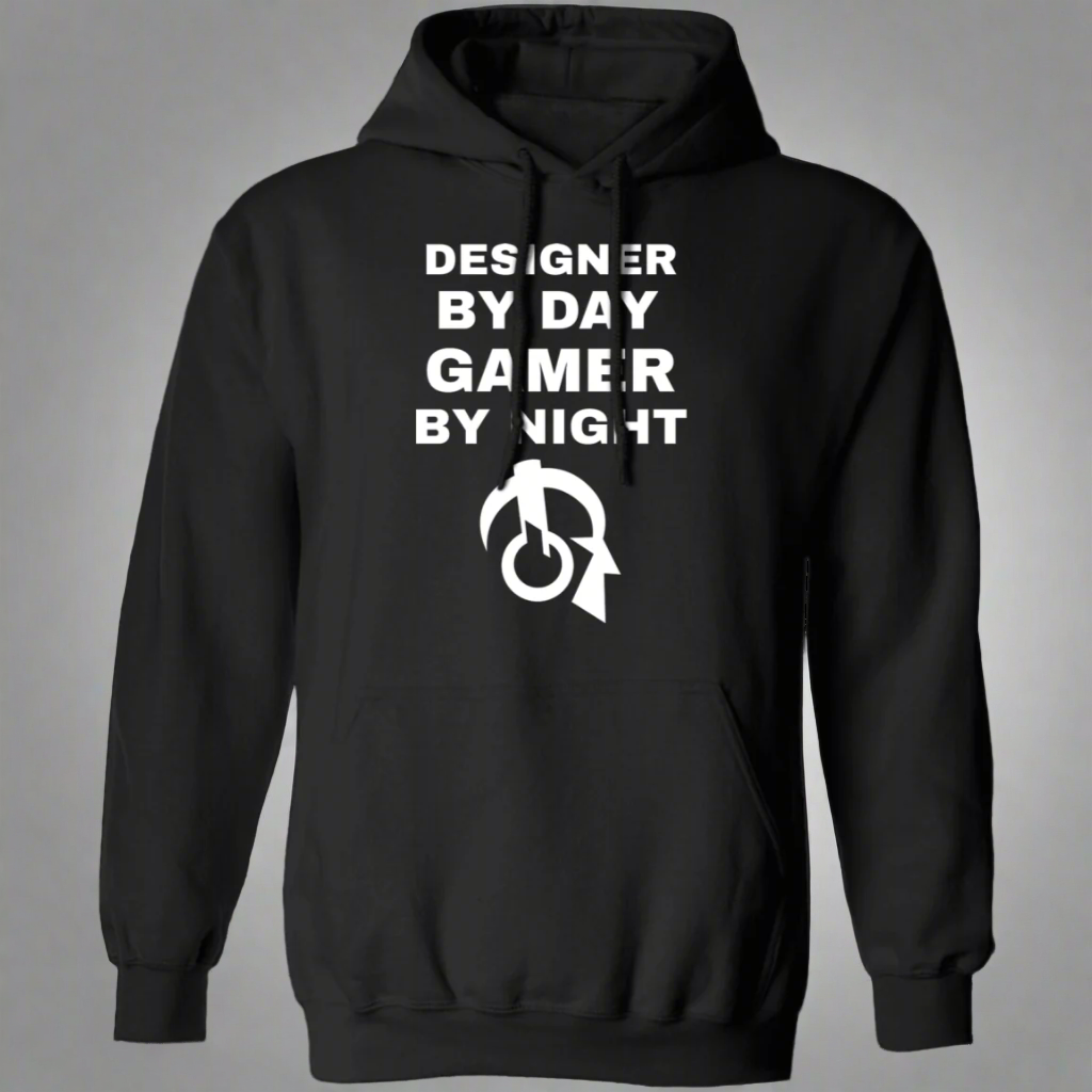 Designer By Day Gamer By Night Hoodie