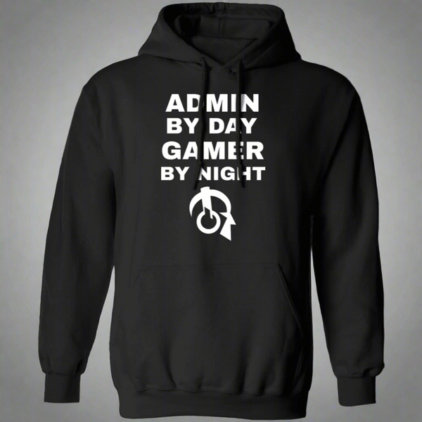 Admin By Day Gamer By Night Hoodie
