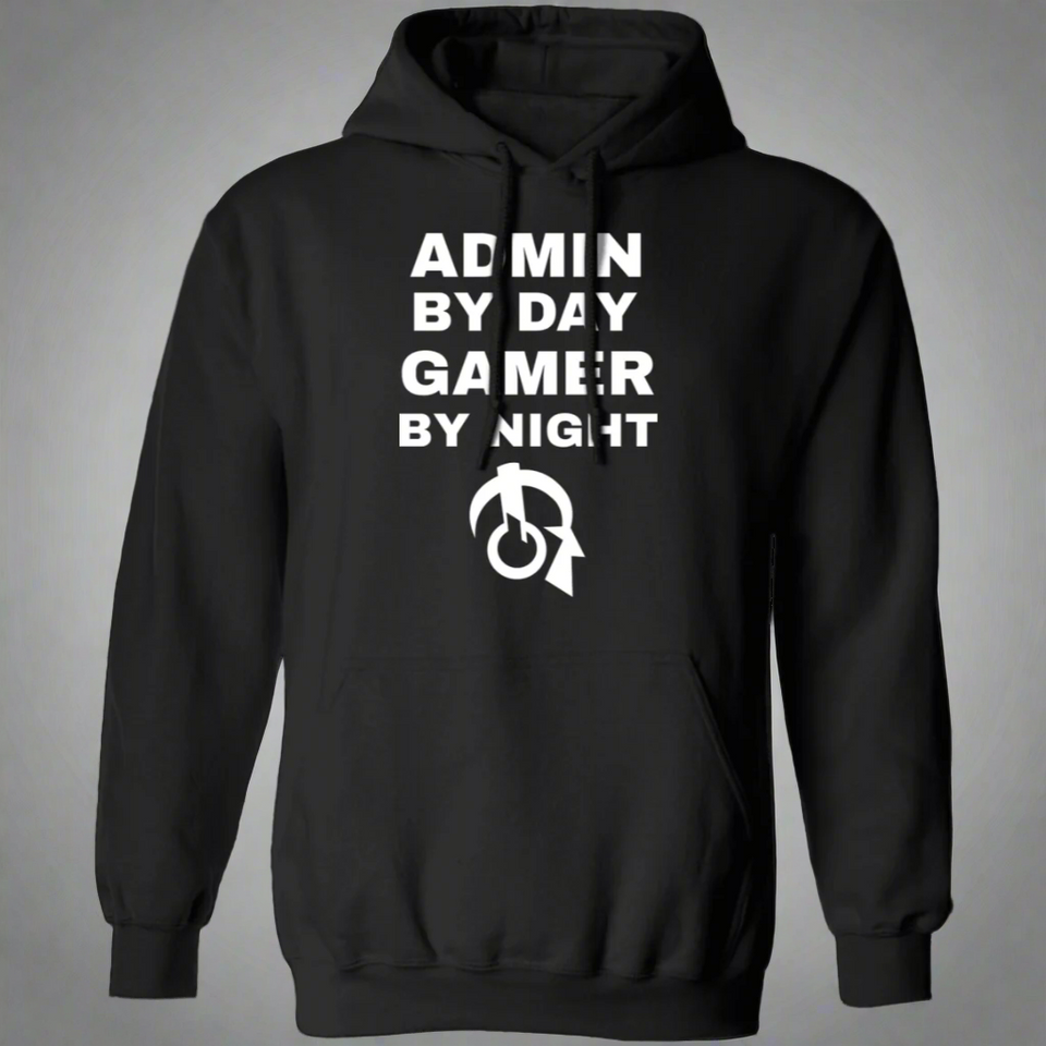 Admin By Day Gamer By Night Hoodie